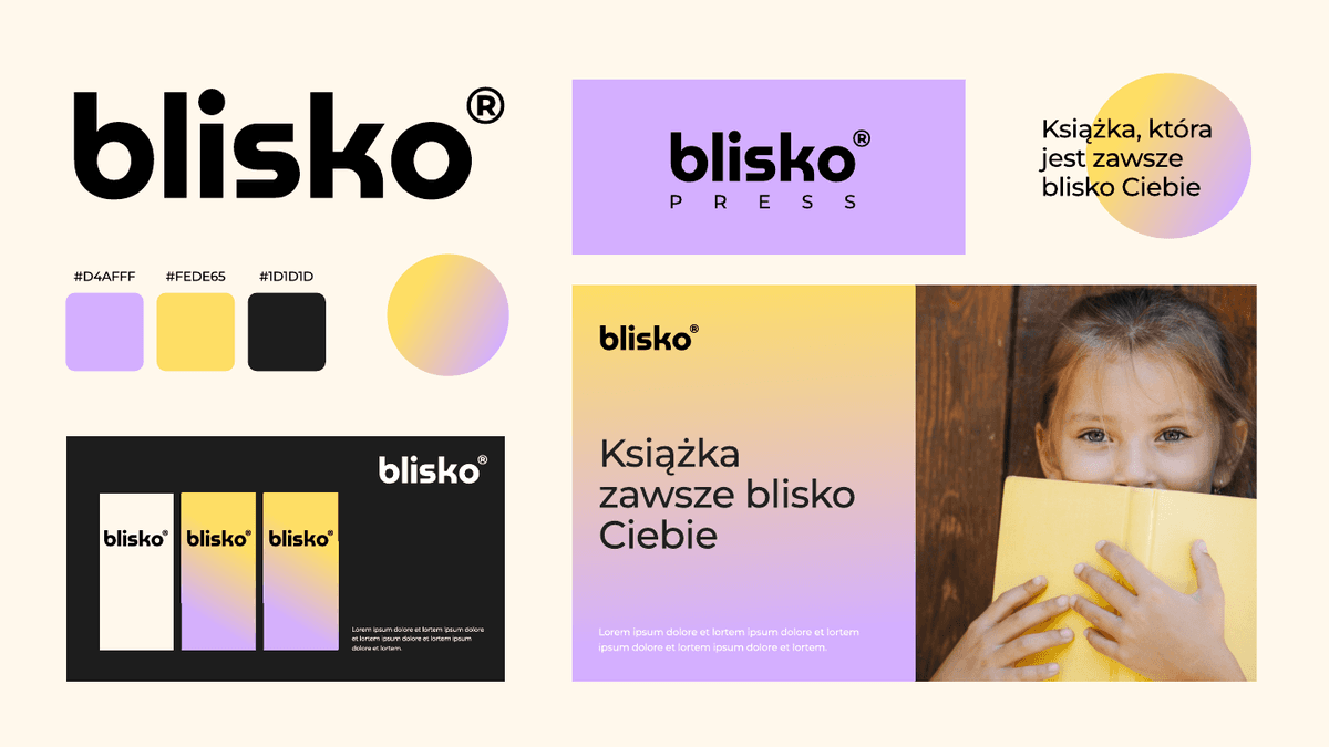 BLISKO PRESS — Branding, identyfikacja wizualna,, sklep internetowy