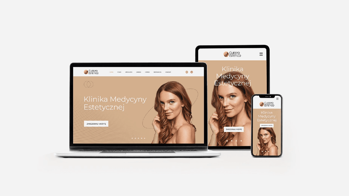 CUERPO ESTETICO — Strona internetowa,, grafiki reklamowe