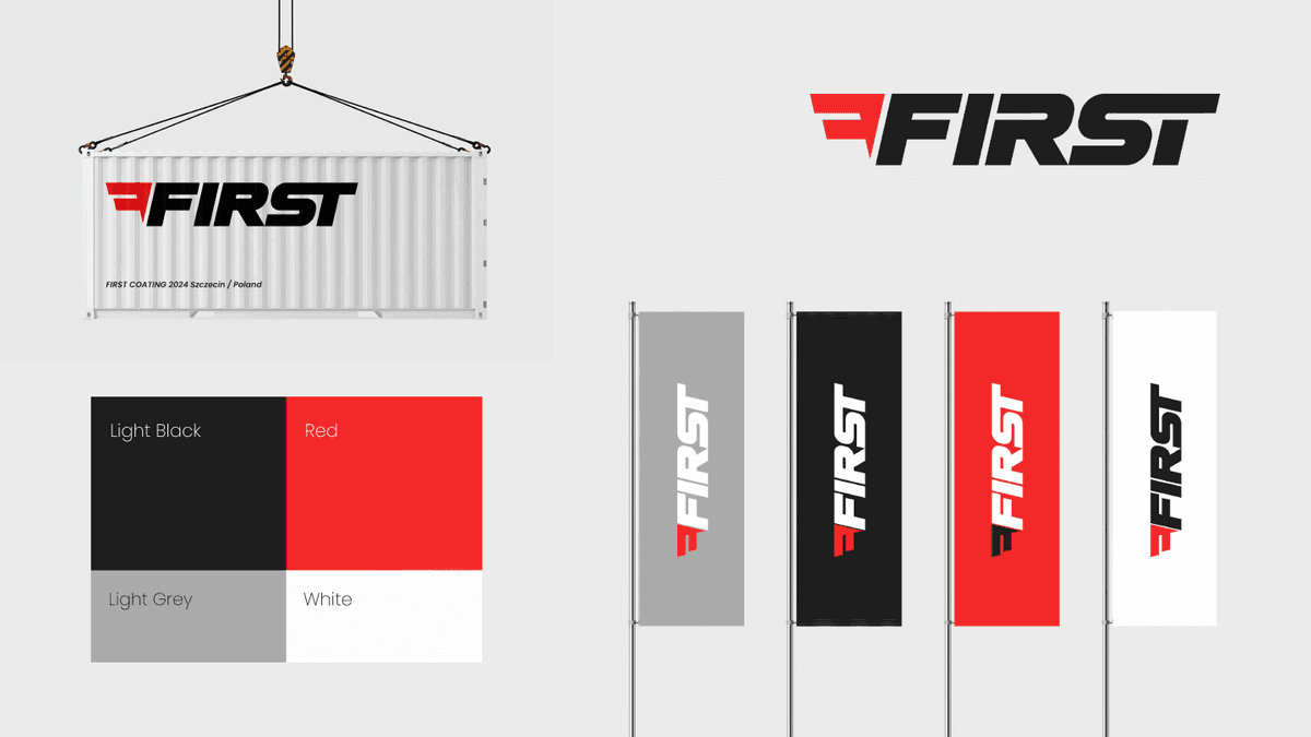 FIRST COATING — Identyfikacja wizualna,, księga znaku